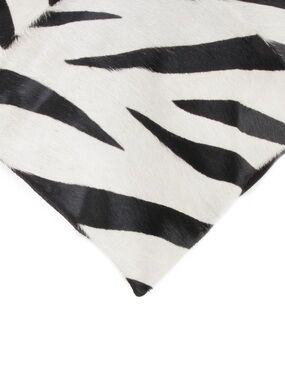 Black and White Zebra Print Pillow